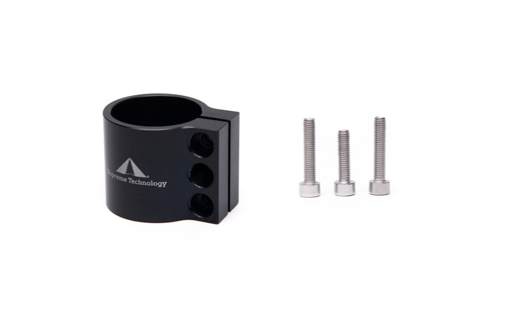ABRAZADERA PARA SOPORTE + KIT DE TORNILLOS
