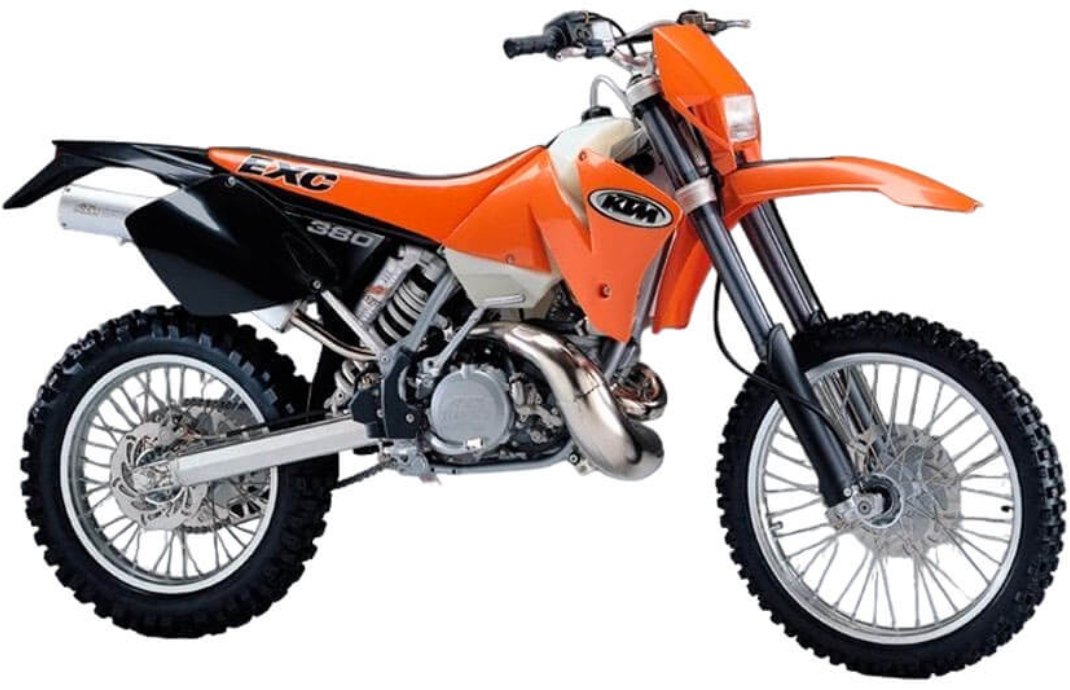 Soporte para KTM 380 EXC AÑO 2000-2001